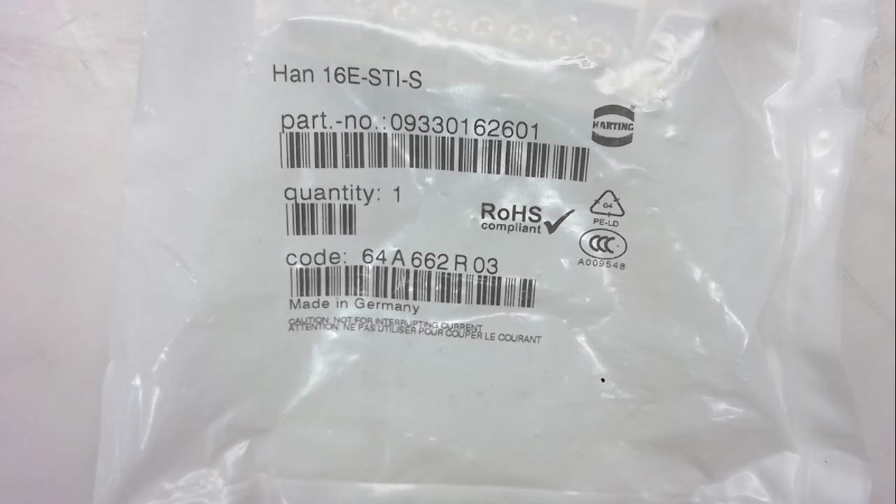 HARTING 0933 016 2601 CONNECTOR