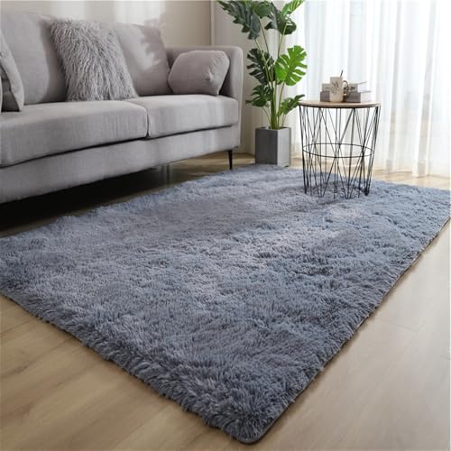 Tapis Douillet et Moelleux pour Salon et Chambre - Lavable en Machine, Antidérapant - 40 x 60 cm