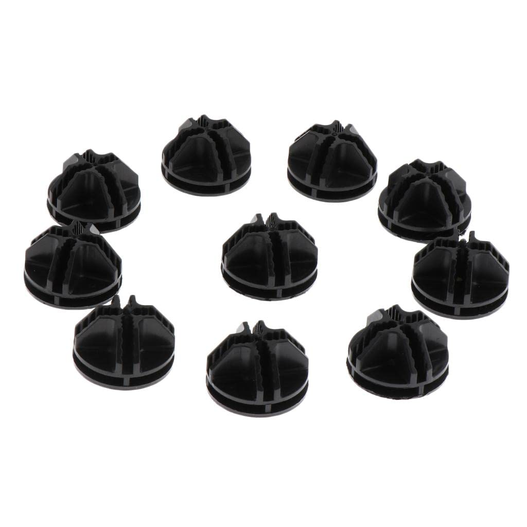 THE STYLE SUTRA® 10 Pack Wire Cube Poly Connectors for Modular Organizer and Wire Grid Cube Storage Shelving-image-2