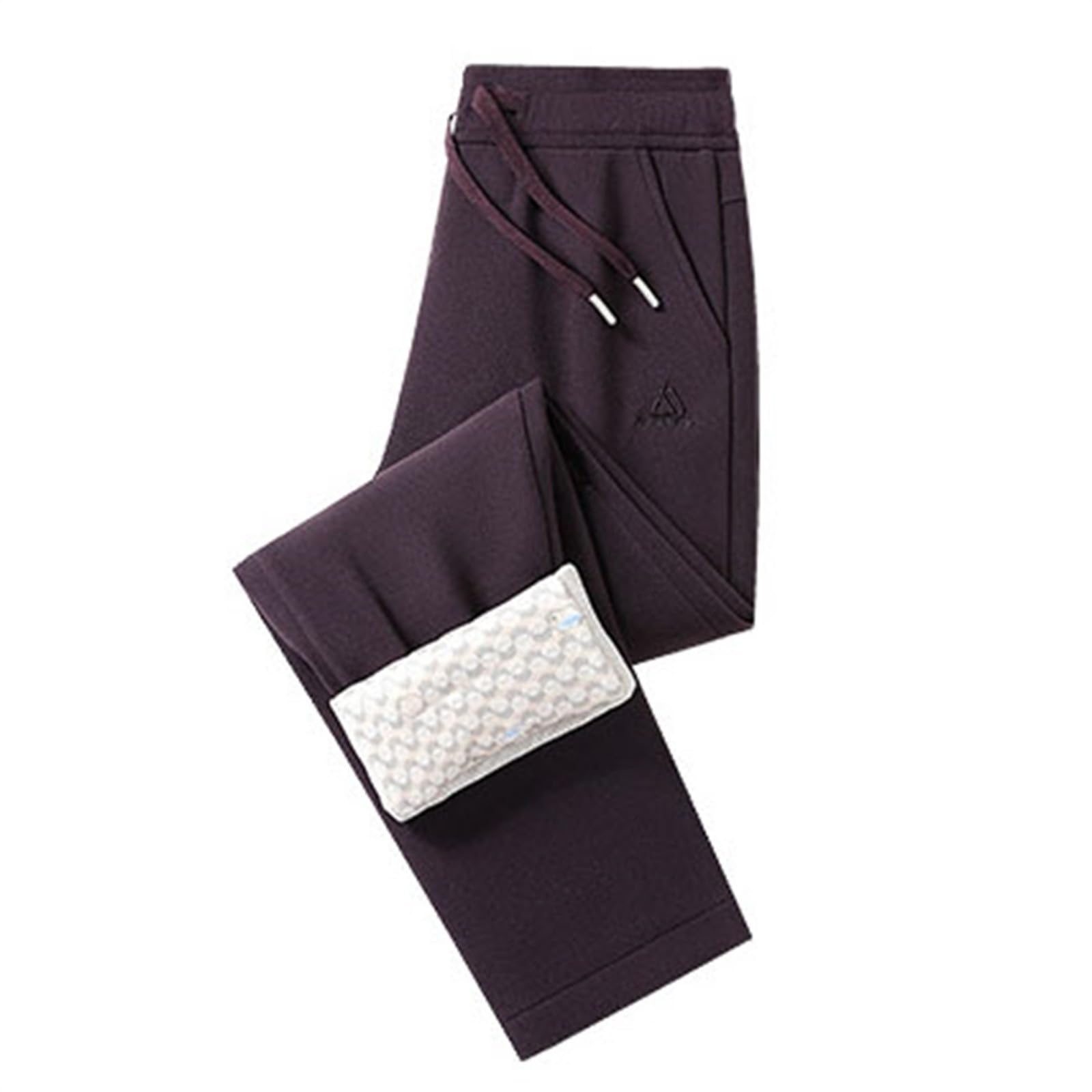 Pantalones Deportivos de Invierno para Hombre, cálidos e Informales, con Rodilleras y calefacción.