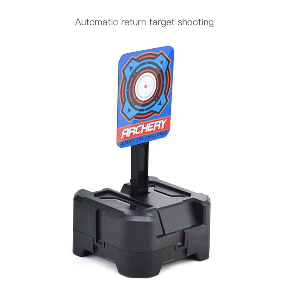 Kit Set di Bersagli con Reset Automatico per Allenamenti Interni Ed Esterni, Colore Nero, Resistente
