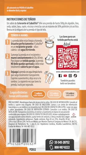El Mejor Listado de Pastillas para Teñir Ropa al mejor precio. 20 Pastillas para Teñir Ropa marca EL CABALLITO (2)