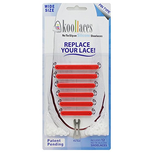 [Koollaces] [N[[X] VRfރV[[X ΂ȂCR CЂ قǂȂ s^Cv Xj[J[ 12{ Wide (Œ6.5cm) RED