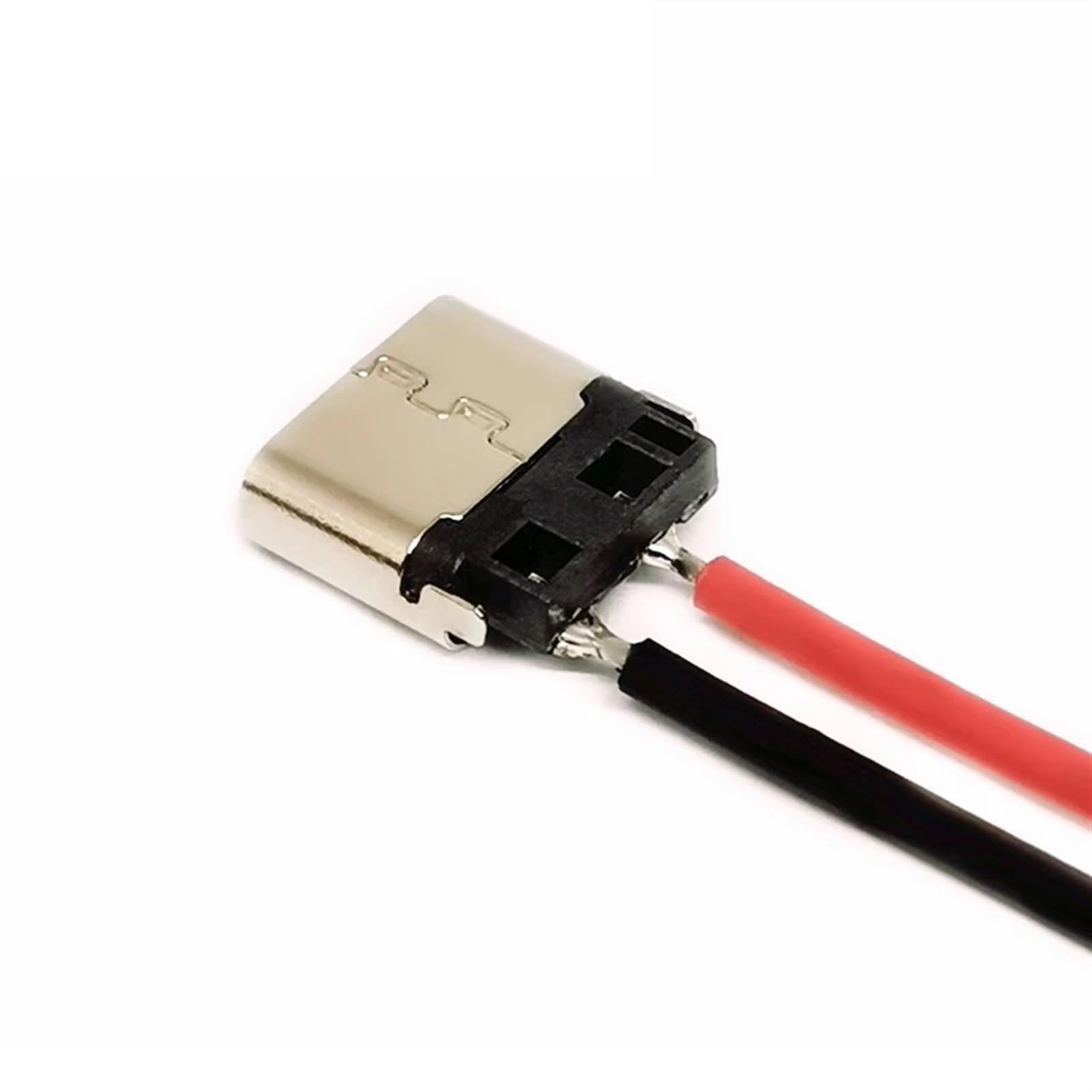 5/10 Uds USB C 2P cavo di saldatura cavo connettore femmina per ricarica del telefono cellulare (10 pezzi)