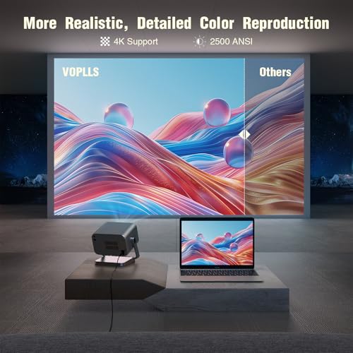 Portable Smart Projector 4K Support