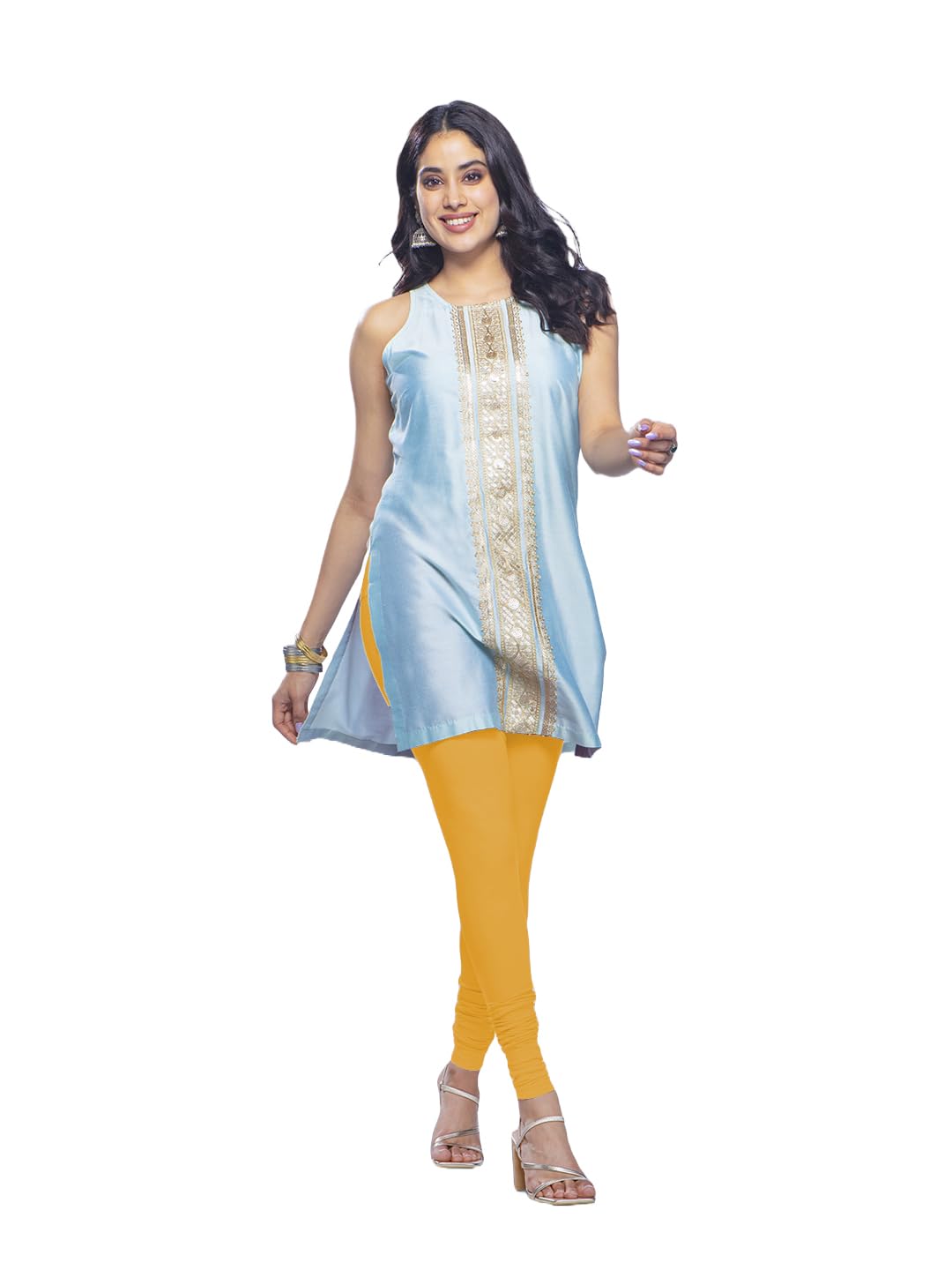 lyra Premium Viscose Full Length Churidar Leggings for Women-picture-33