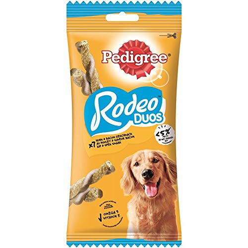 Pedigree Rodeo con pollo e bacon | 10 x 7 pezzi (123 g) snack per cani