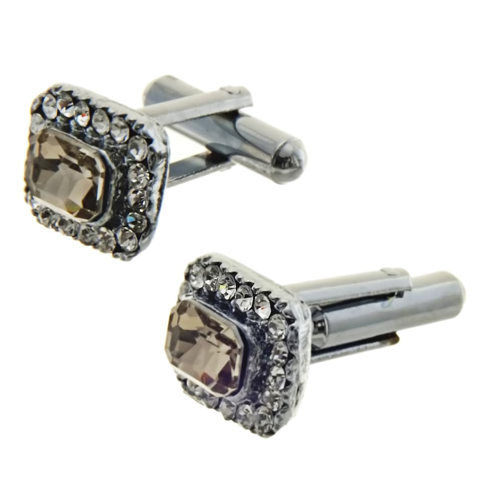 Lucky Jewellery Unique Men Jewelry White And Gold Color Stone Silver Plated Sleeve Button Formal Cuff Button Wedding Shirt Button, Suit, Blazer Cufflinks Pair Gift Set For Men (225-M4C4-CRM7220-LCT-S) (B07NPPWWB4) Amazon Price History, Amazon Price Tracker