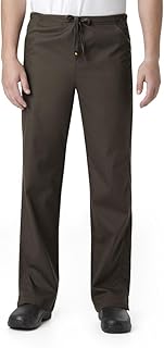Carhartt Scrubs C50001 Unisex Full Drawstring Scrub Pant - X-Small - Chocolate
