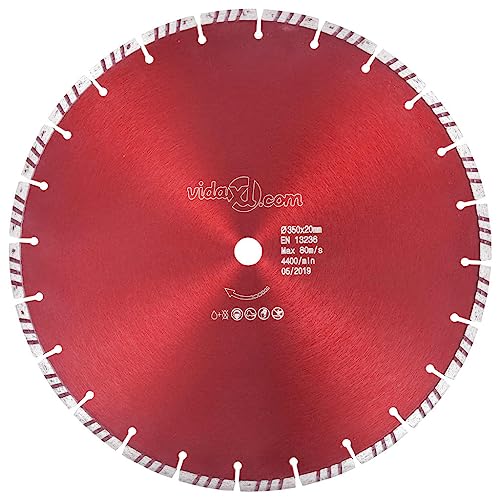 vidaXL Disco da Taglio Diamantato 350 mm