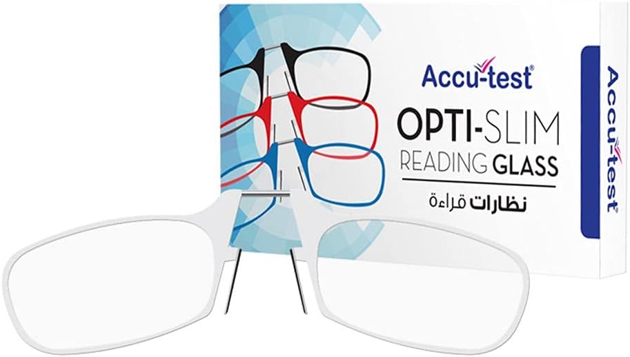 OPTI-SLIM READING GLASS, CLEAR +2.50