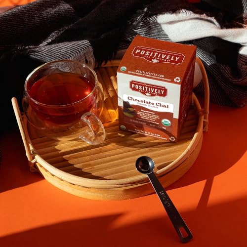 Image of Positively Tea, Organic Chocolate Chai Rooibos Tea Bags, 20 Count