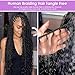 Human Braiding Hair for Boho Braids 100% virgin Human Hair 150g 20 Inch Curly Knotless 12A Deep Wave Bulk Bohemian Braiding Hair for 2 Bundles/Pack Extensions (Natural Black-Deep Wave, 20 Inch)