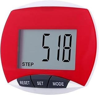 CLISPEED Pedômetro Simples Passos De Caminhada Pedômetro De Caminhada 3D Pedômetro Multifuncional Acessórios Esportivos Ferramenta De Informações De Fitness Tela Grande Acrílico Fitness