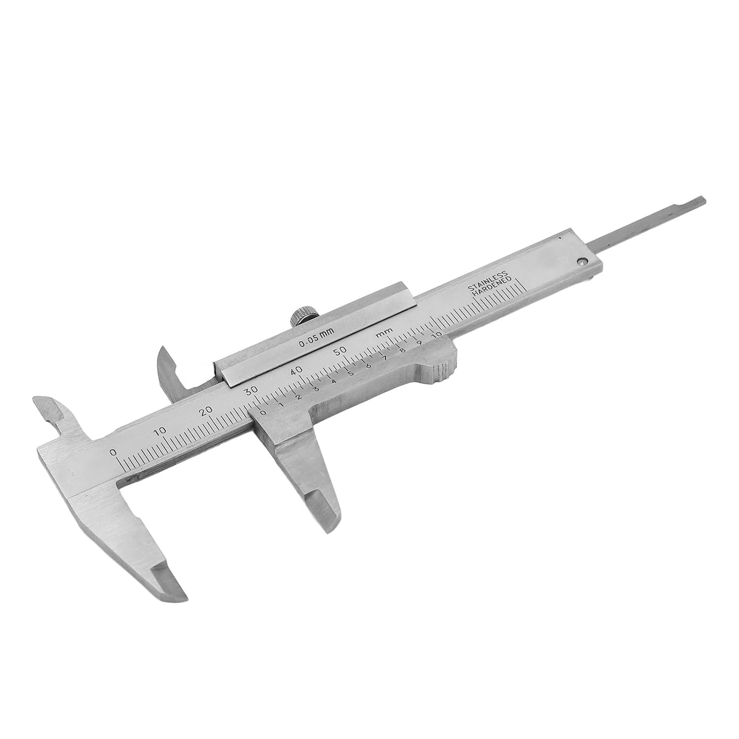 Stainless Steel Vernier Caliper, Measuring Tool 0‑50mm Range,for Jewelry, and Watch Toolbox