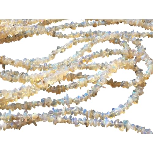 Perles de puces unies d'opale Welo éthiopienne, un trésor de la nature à offrir ou à monter
