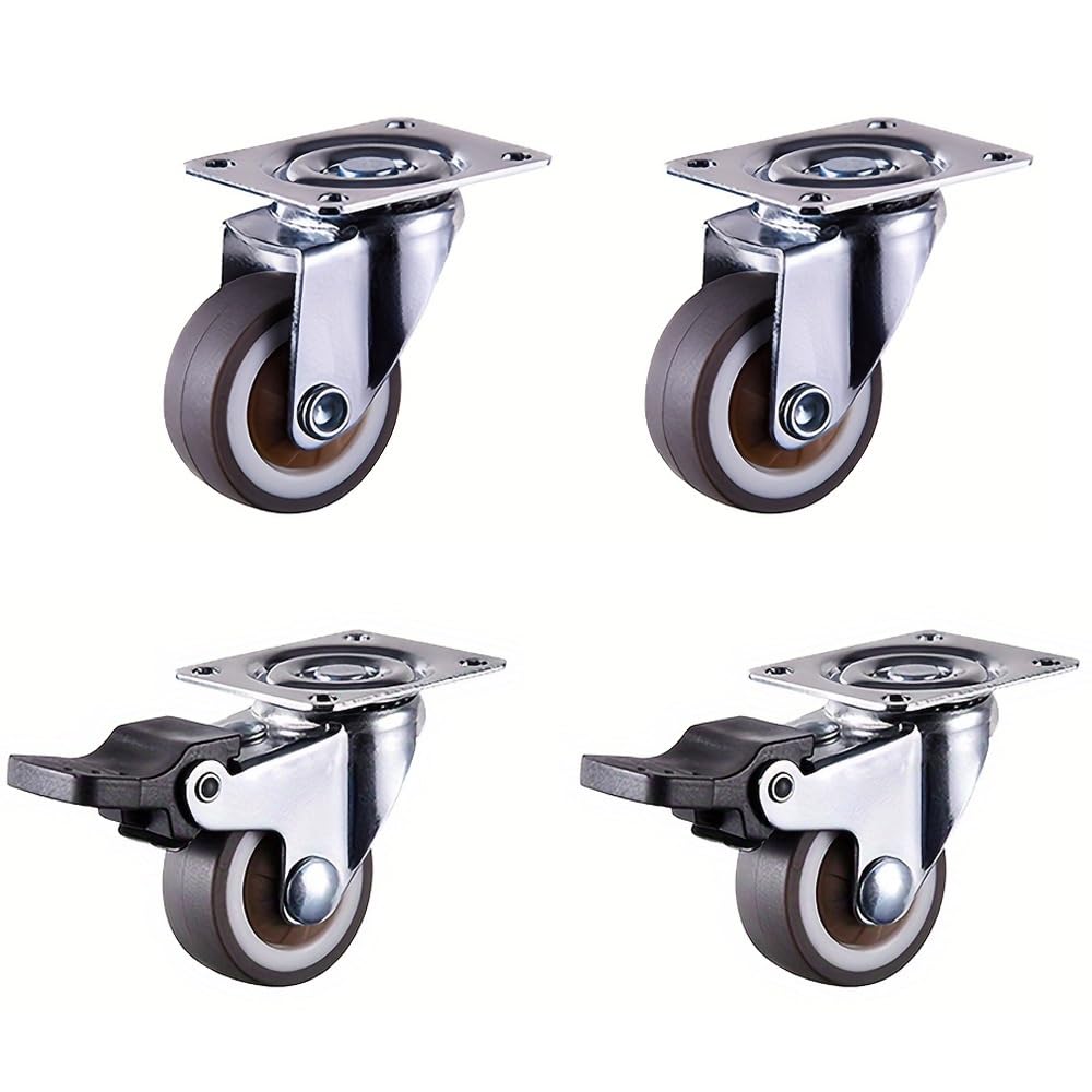 Roues en caoutchouc avec frein pour stabiliser et déplacer facilement vos établis