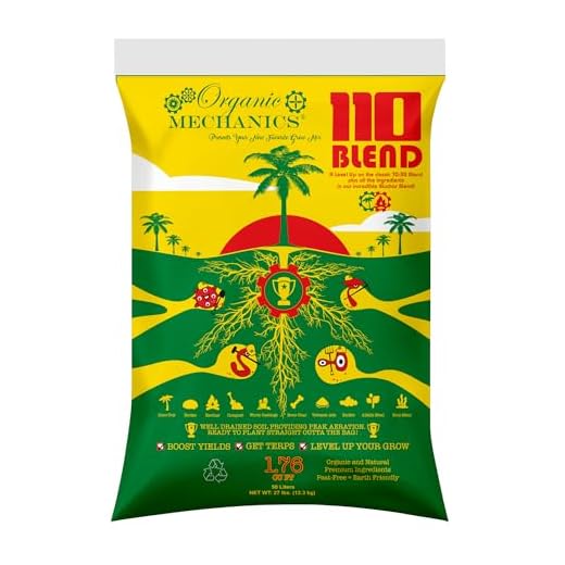 Organic Mechanics 110 Blend Organic Potting Soil – 1.76 Cu Ft | Peat-Free Mix with Biochar, Coco Coir, Perlite, Compost | for Indoor Plants, Outdoor Gardens, Containers