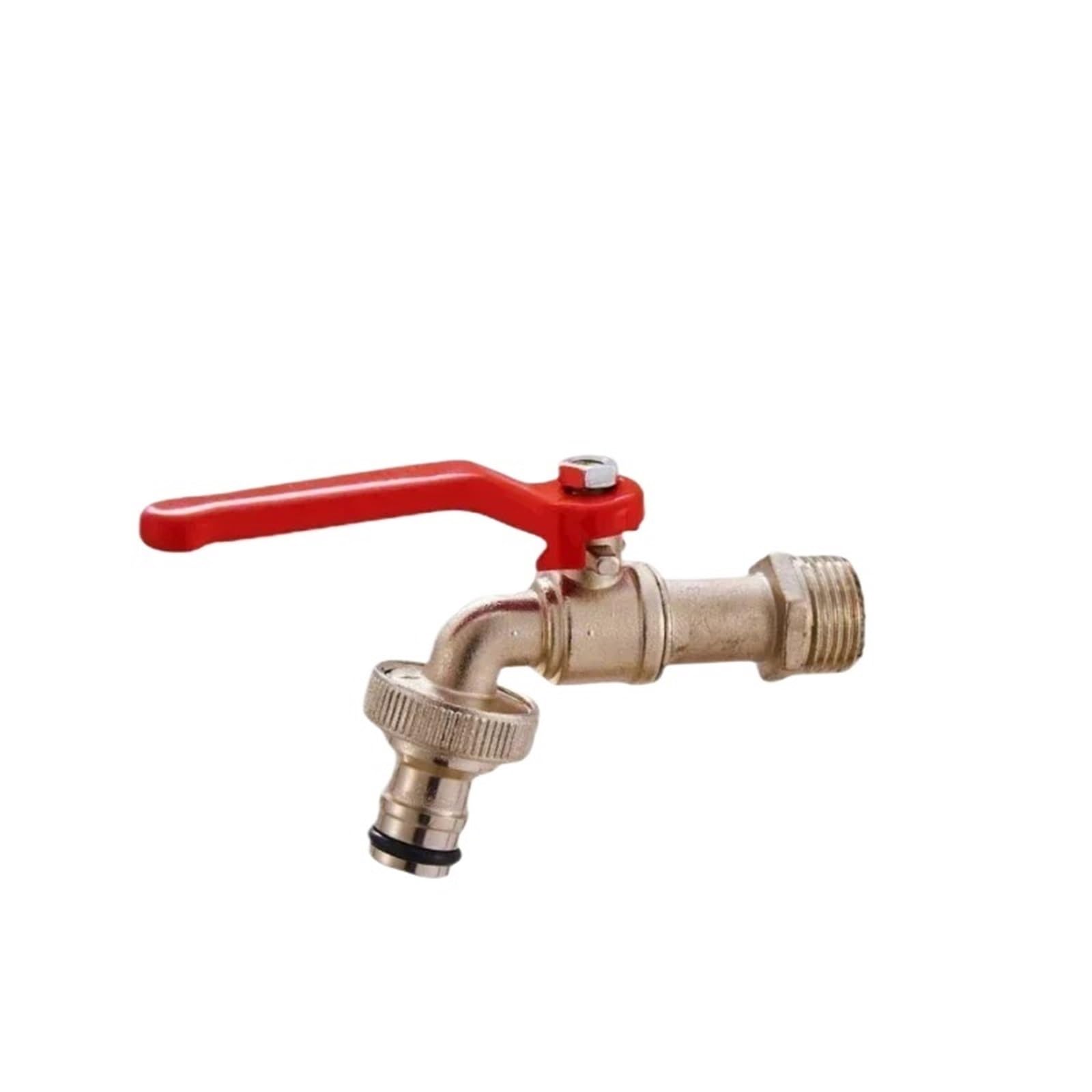 Wtaxbh Color1 Outside Tap Home Irrigation Zinc Alloy Garden Faucet Bathroom With Double Spout And Balcony Water Splitter Outdoor Faucets(Color1)