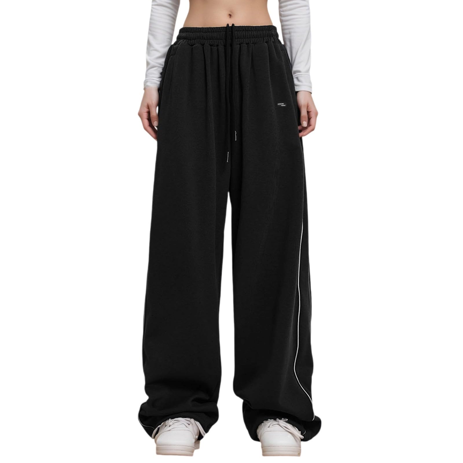 Chandal Mujer Pantalon Pantalones Cómodo Ropa Largo Deportiva Pantalón Chándal Invierno Jogger Ancho Mujeres Otoño Running Tallas Grandes Deportivos