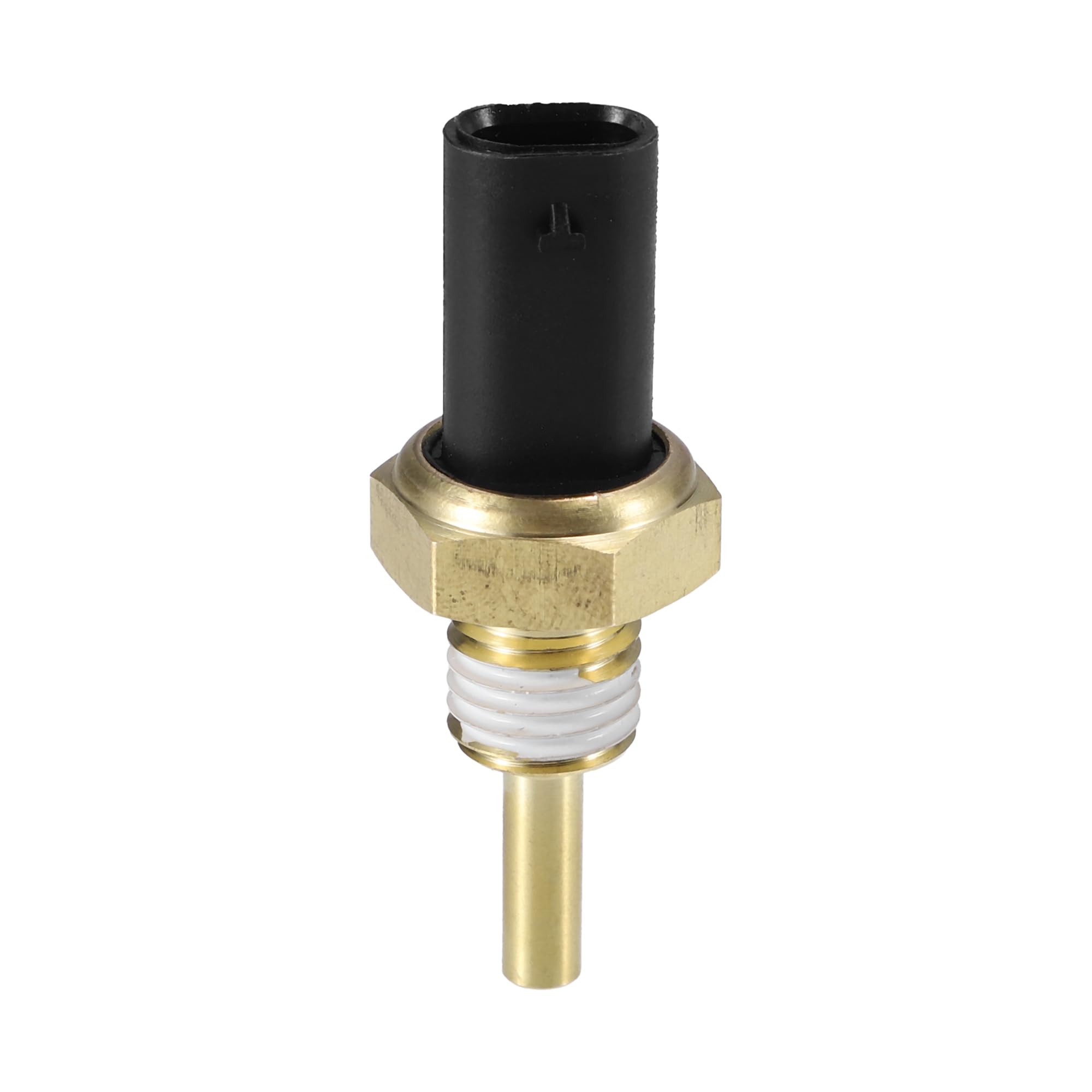 F FIERCE CYCLE Coolant Temperature Sensor for Chevrolet Express Durable No.25186240 Water Temp Sensor Gold Tone Inner
