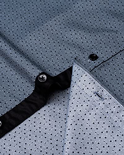 J.VER Men's Printed Dress Shirts Casual Long Sleeve Stylish Button Down Shirt4