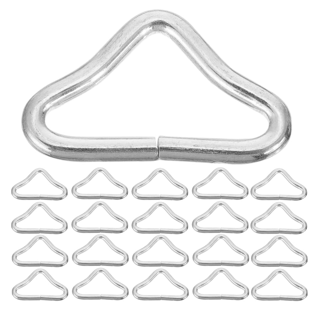 Homoyoyo 70piezas Recambios Camas Elasticas Hebillas Triangulares para Trampolín Anillos de Repuesto Resistentes para Reparación de Cama Elástica