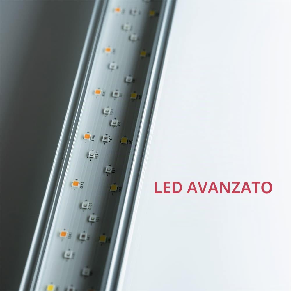 TWINSTAR Light 100 G - Illuminazione RGBW per acquari d'acqua dolce | Spettro completo | Controllo incluso | Regolabile | Impermeabile (32 W | 78,9-110 cm)
