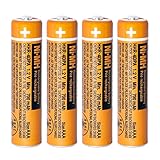HHR-4DPA NI-MH Akku für schnurlose Panasonic-Telefone 1,2V 700mAh, 4 Stück