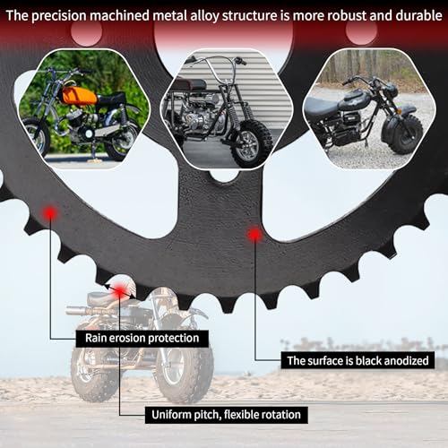 Image of 40 /41 /420 Chain Sprocket 40T Tooth Mini Bike Sprocket 40mm bore fit for Coleman CT200U CT200U-EX BT200X Baja Warrior Minibike TrailMaste Massimo MB165 MB200 Predator 196cc 200cc 212cc