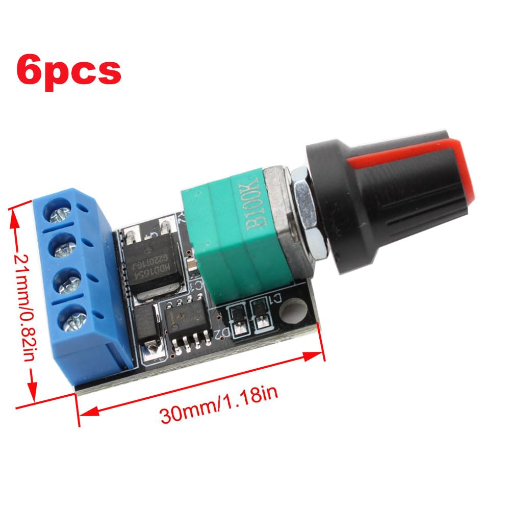 10A PWM DC Motor Snelheidsregeling Module Dimschakelaar