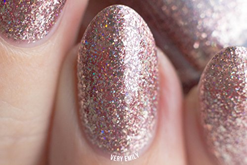 Image of ILNP Madison Ave - Antique Pink Holographic Metallic Nail Polish