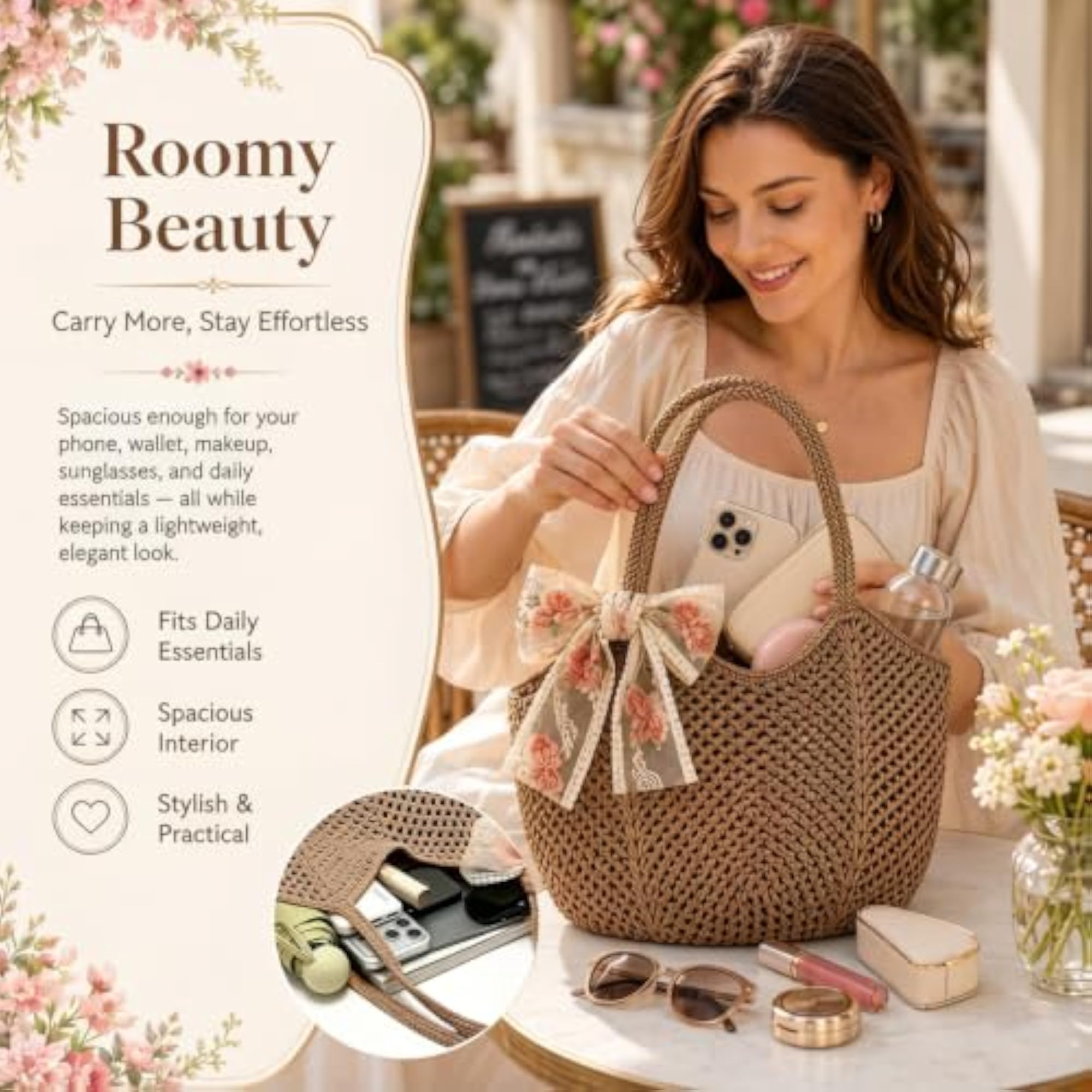 Beach Bag for Stylish Crochet Tote Bags Boho