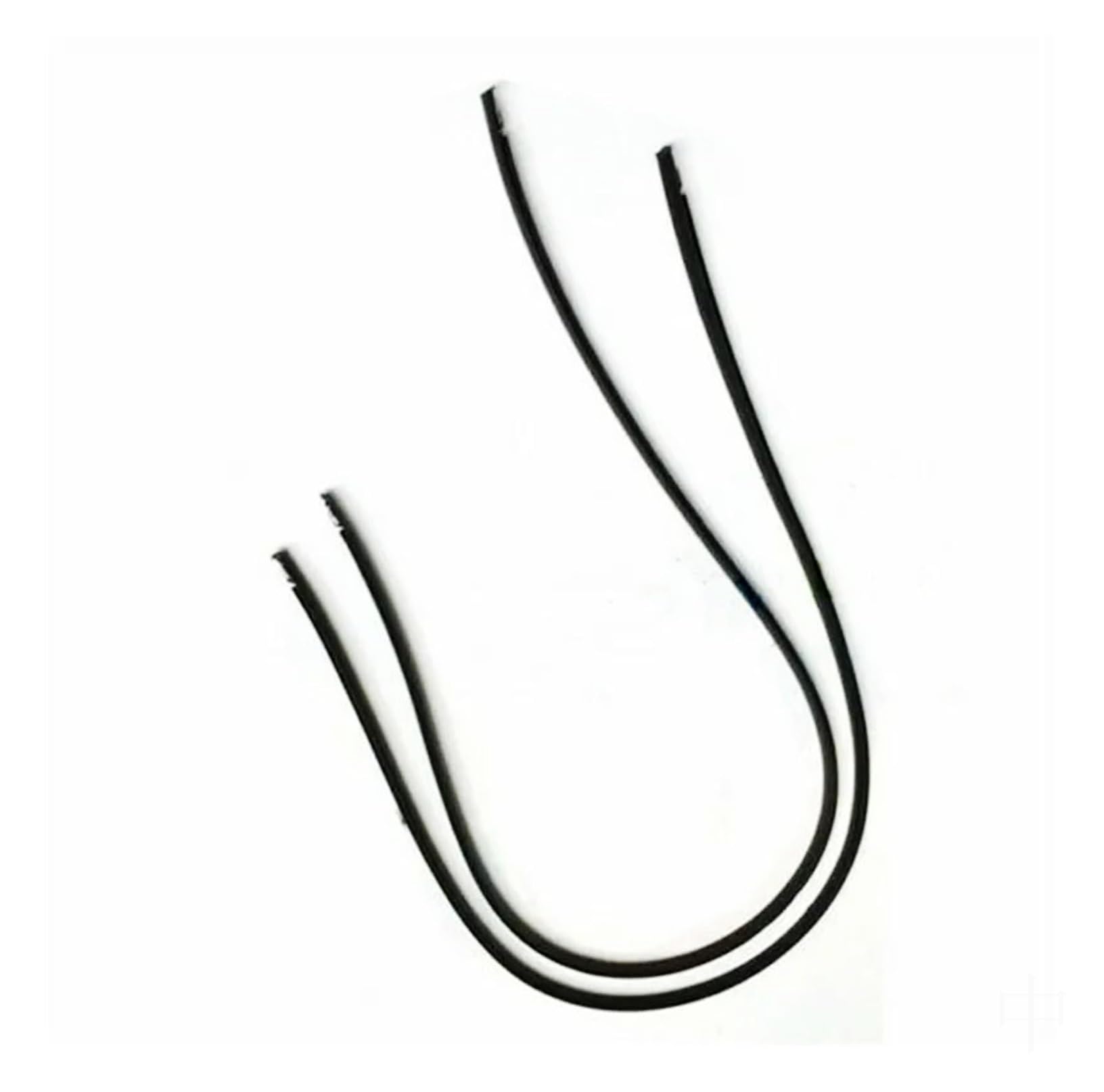 Gtdtkganak Pair Door Window Weatherstrip For Jazz Gd1 Gd3 2003-2008 Roof Seal Strip Rubber (Oe# 74306-Saa-003 74316-Saa-003)