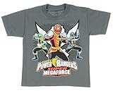 Power Rangers Boys' Super Megaforce Group Short Sleeve Tee