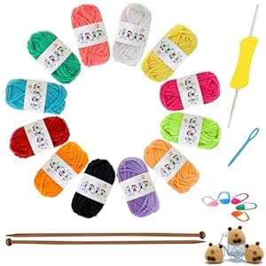 Rjfujp 21-teiliges Strickset Modell 1