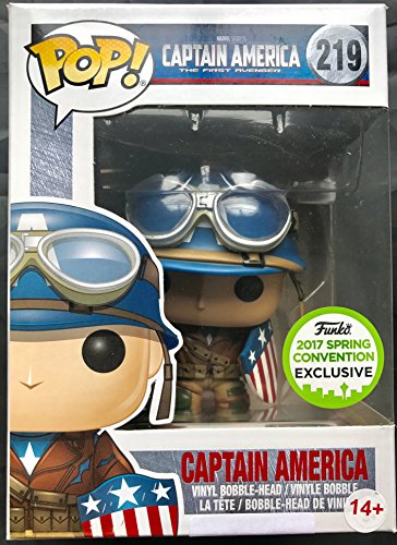 Funko Pop! Marvel #219 Captain America: The First Avenger Captain America (2017 Spring Convention Exclusive)