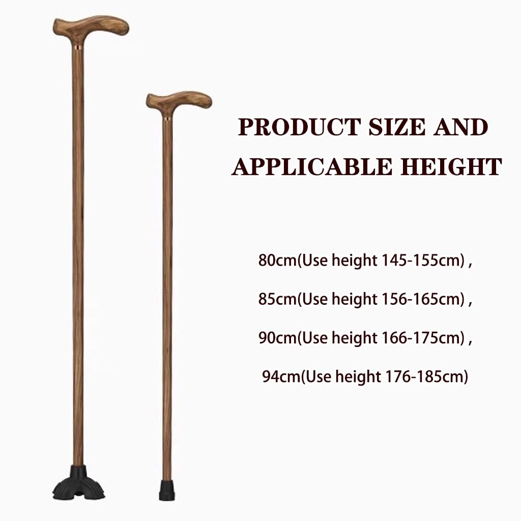 Klasyczna laska spacerowa z płaską rączką dla osób starszych(A,85Cm(Use Height 156 165Cm))