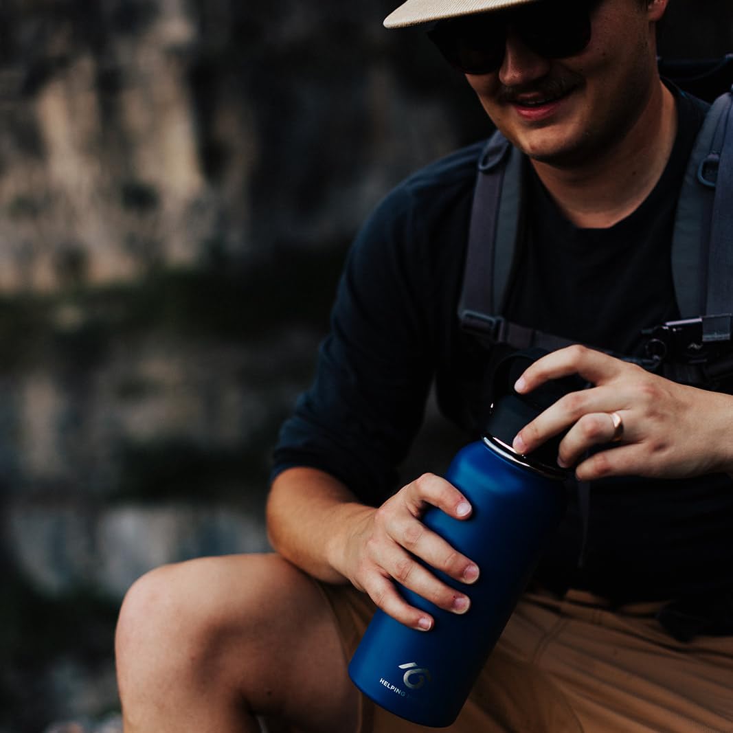 Botella de agua | 32 oz grabado de acero inoxidable sellado al vacío | Diseño personalizado con tus propias calcomanías, arte y más