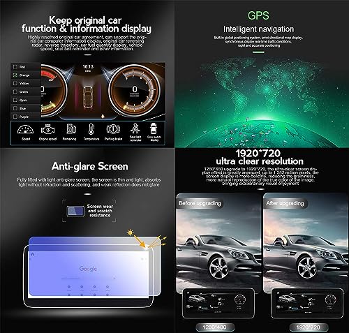 Autoradio Android 11 Mercedes Classe A GLA CLA 2013-2018 Écran Tactile 10,25"