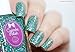 Imagine - teal glitter holographic nail polish by Cupcake Polish