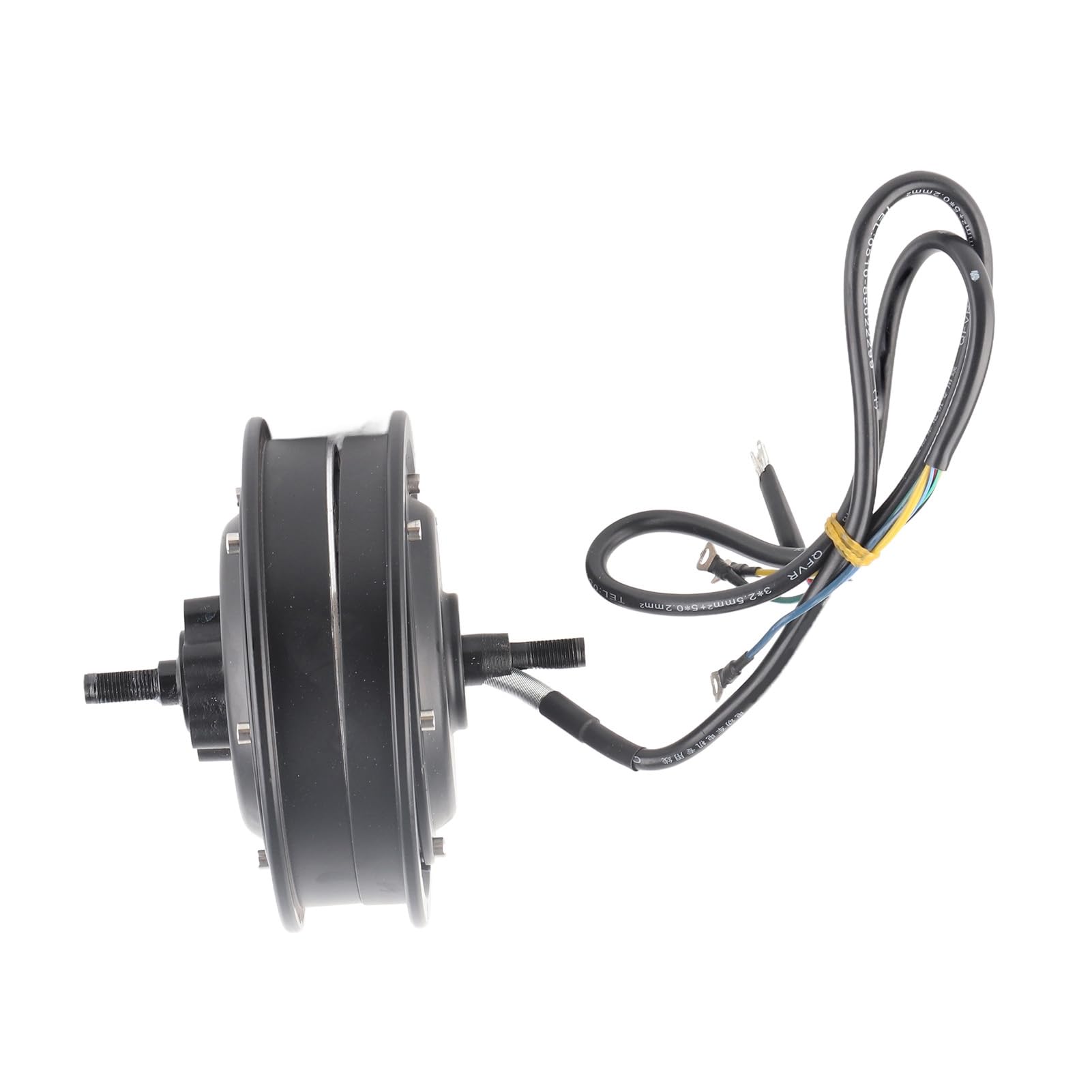 Ausla Moteur de Moyeu de Scooter électrique, Alliage d'aluminium, Puissance 1200 W, Vitesse 1250 Tr/min pour les Utilisateurs de Vélos et Scooters électriques