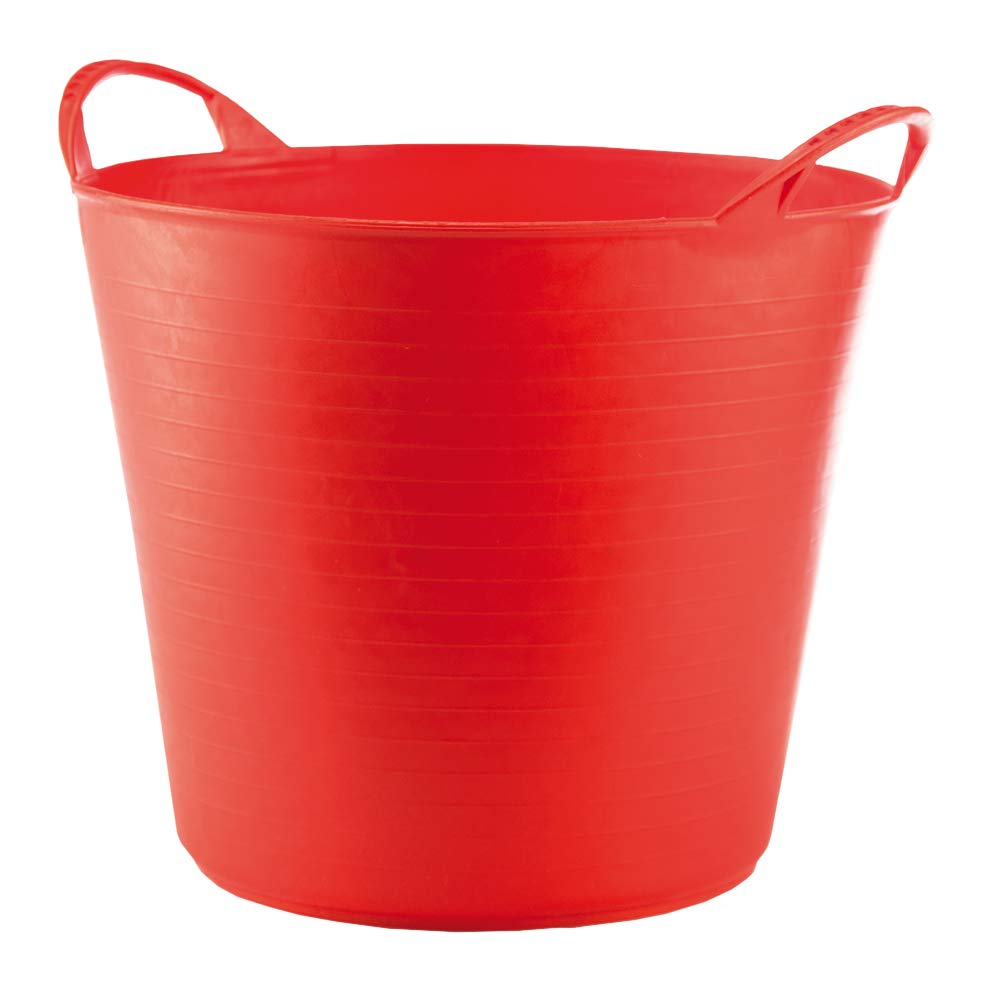 Seau Panier Flexible RED HOG 42L Noir - Rangement Jardin, Garage - Résistance Jusqu'à 120kg