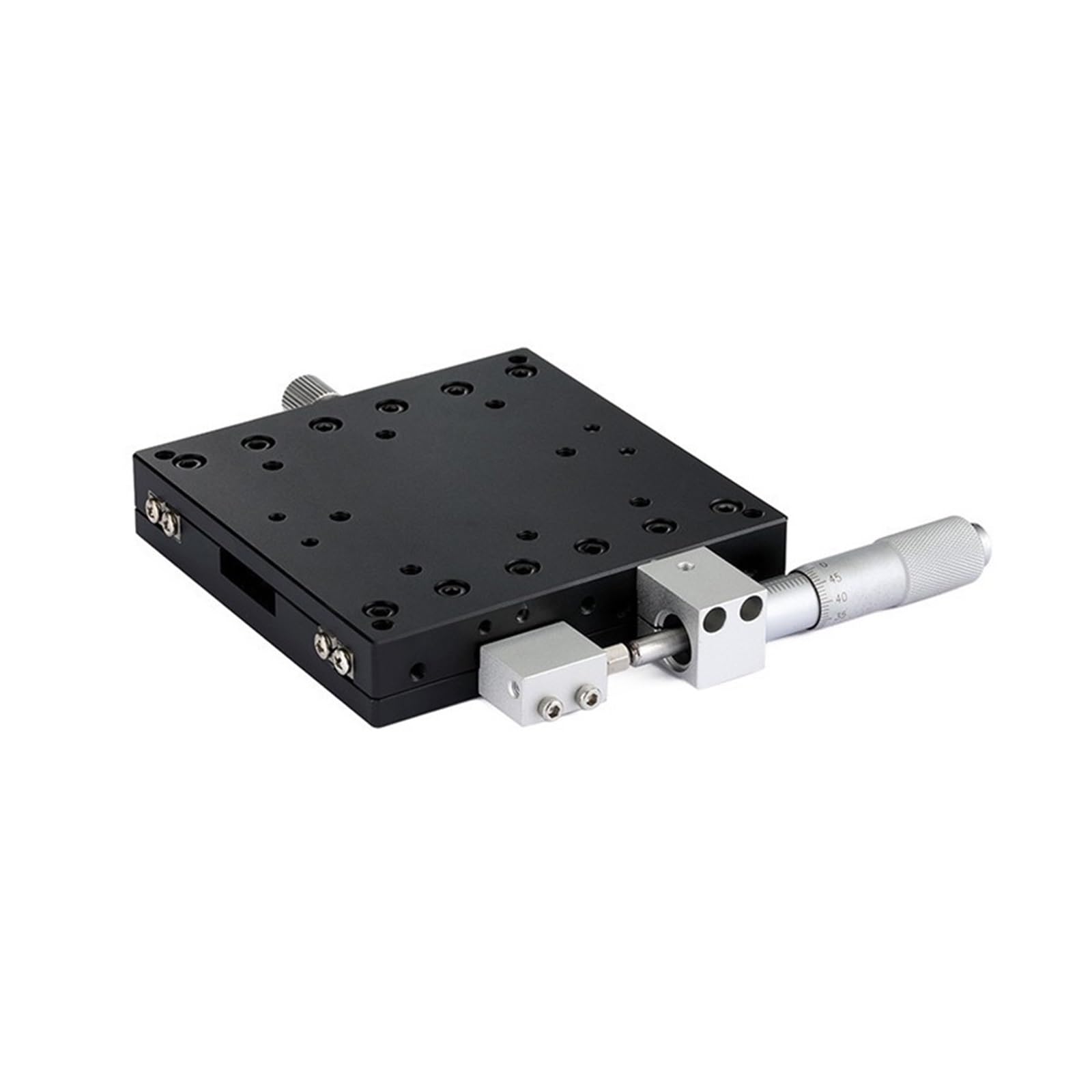 Piattaforma di posizionamento rotante motorizzata Asse X 90 * 90 mm LX90-C LX90-L LX90-R Stazione di rifinitura Piattaforma di spostamento manuale Tavola lineare Guida scorrevole Binario trasversale