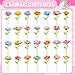 cosone DIY Fabric Flower Bouquets Toys Accessories - Flowers Market Toy Accessories - Arts & Crafts Toy Accessory Craft Kit for Girls Ages 3 4 5 6 7 8, Educational Preschool Arts & Crafts Toys