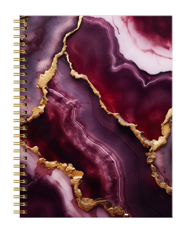Carnet à spirale A5 pour l'école et le bureau avec papier épais 120 pages