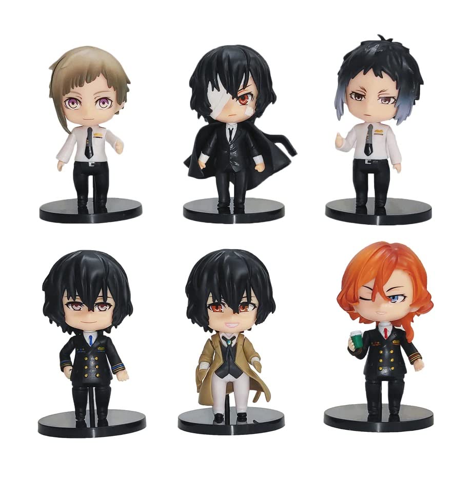 See full amazon price history chart for PINAKA Bungo Stray Dogs 6 Pcs Set Figure Nakajima Atsushi Dazai Osamu Akiko Yosano Anime Model Toy Dolls | 10 CMS | PINAKA Bungo Stray Dogs 6 Pcs Set Figure Nakajima Atsushi Dazai Osamu Akiko Yosano Anime Model Toy Dolls | 10 CMS | (B0CJJY6M63) Amazon Price History, Amazon Price Tracker
