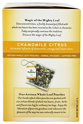 Tea Chamomile citrus mighty leaf,15 bag,1.59 oz