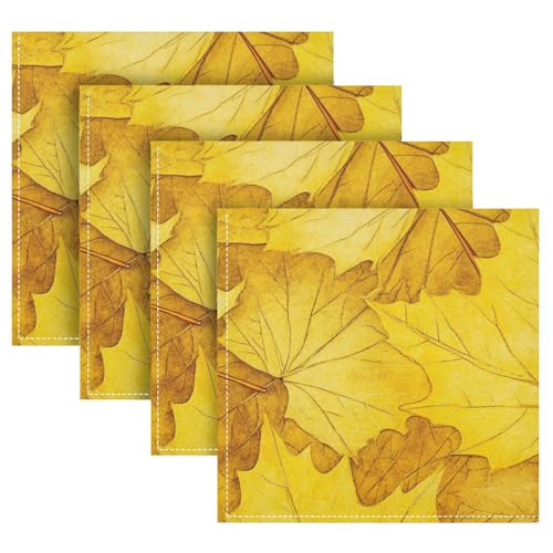 Servilletas de tela cuadradas grandes 20x20in set x4 miniatura 1