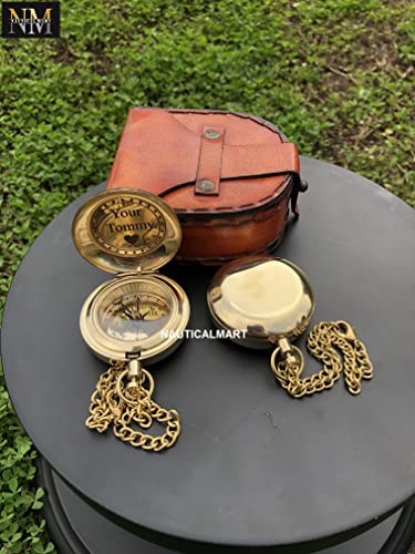 Brújula de latón set dual portátil miniatura 4